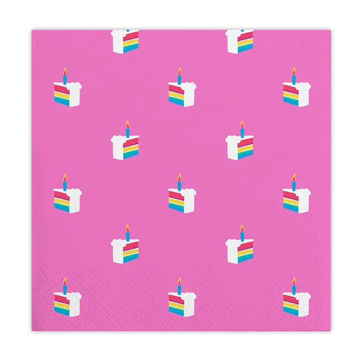 Beverage Napkins - Cake Pattern