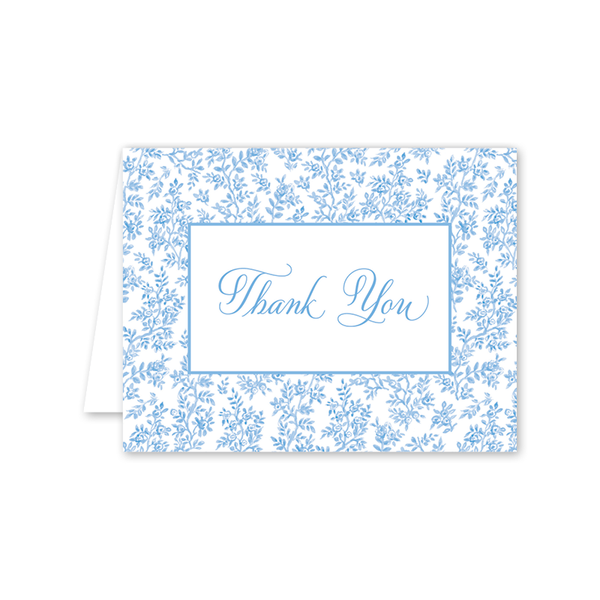 Spring Chinoiserie Thank You: Boxed Set - 8 Cards & Envelopes