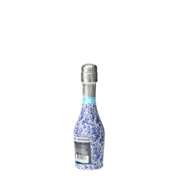 Beau Bottles Blue Floral - MINI Prosecco Collection - Set of 6 (Wraps Only)