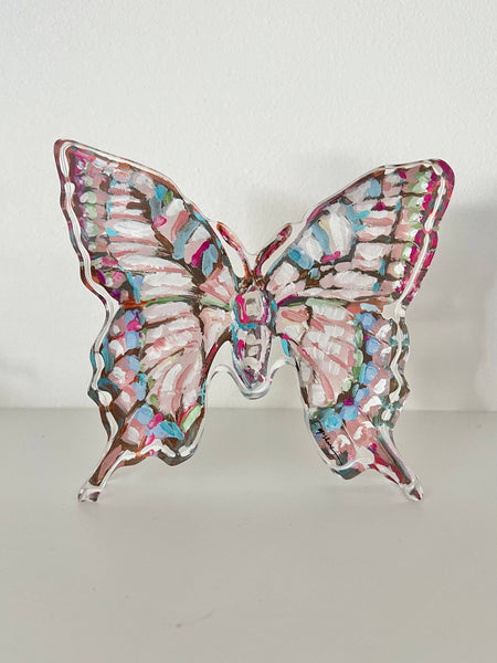 "Butterfly I" acrylic shelfie: Small