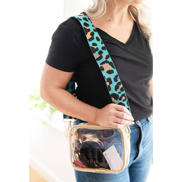 Gold Clear Blair Purse