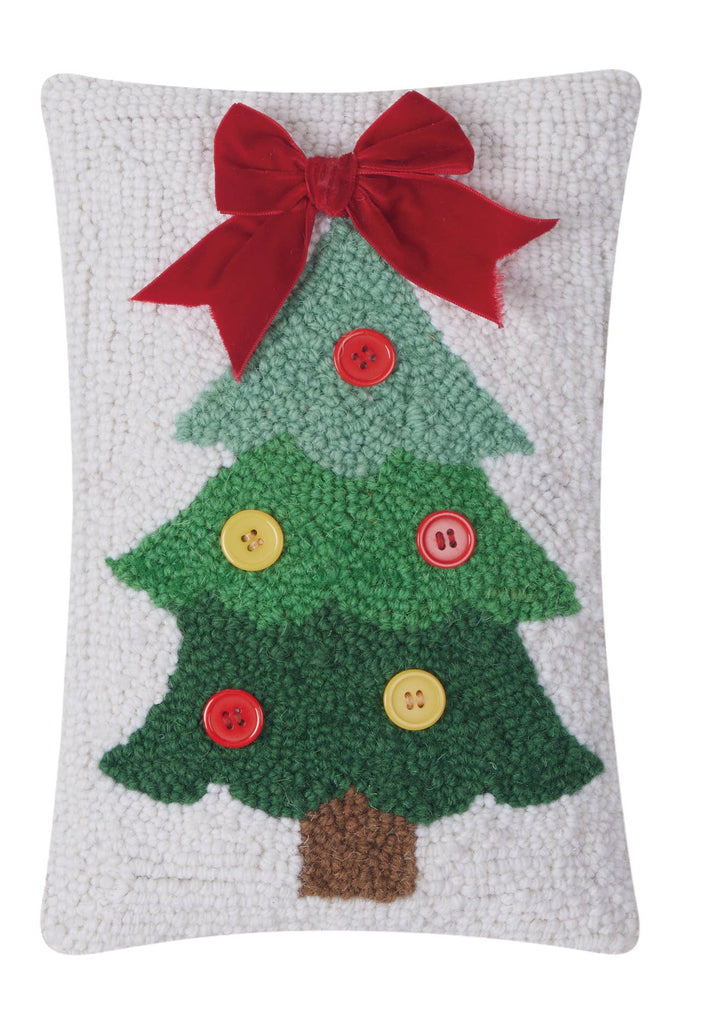 Christmas Tree Ribbon Hook Pillow - Thumbnail 2