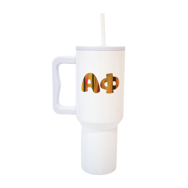 40oz 24 Karat Sorority Tumbler: PHI MU