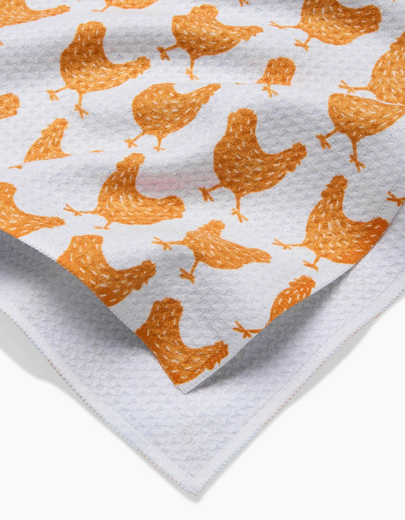 Geometry - Fun Spring Chicks Tea Towel - Thumbnail 3