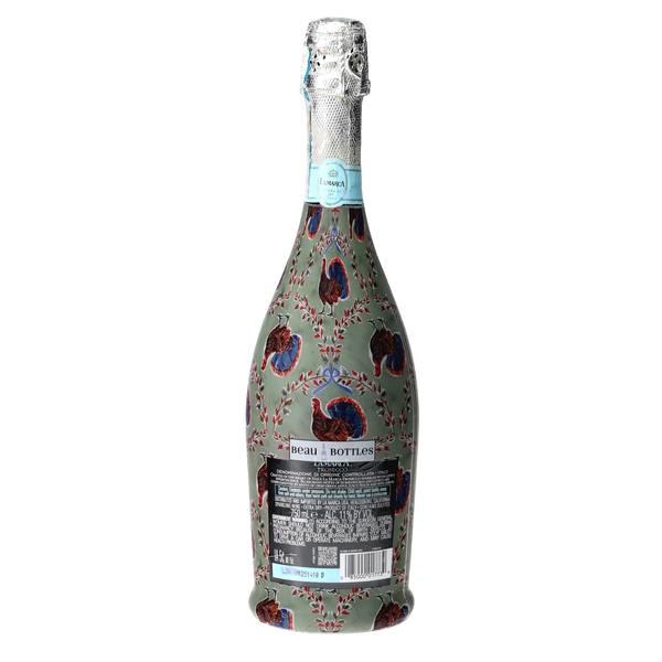 Autumn Turkey Trellis Prosecco Bottle Wrap
