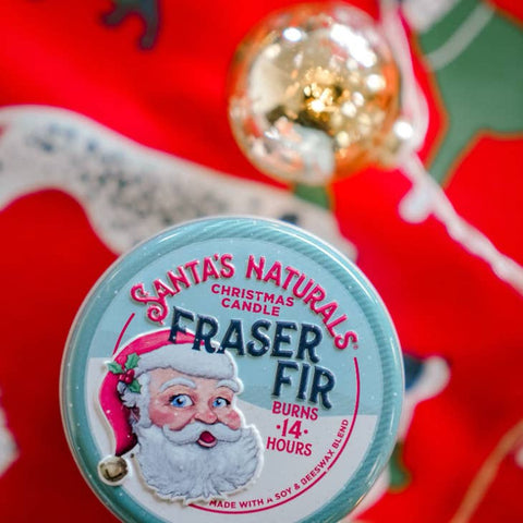 3.5 oz. Santa's Naturals Fraser Fir Tin Candle