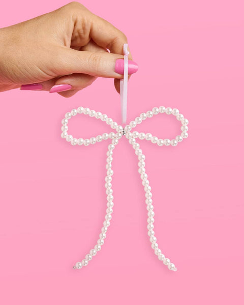 Pearl Bow Ornament