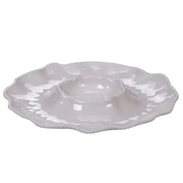 White Melamine Chip & Dip