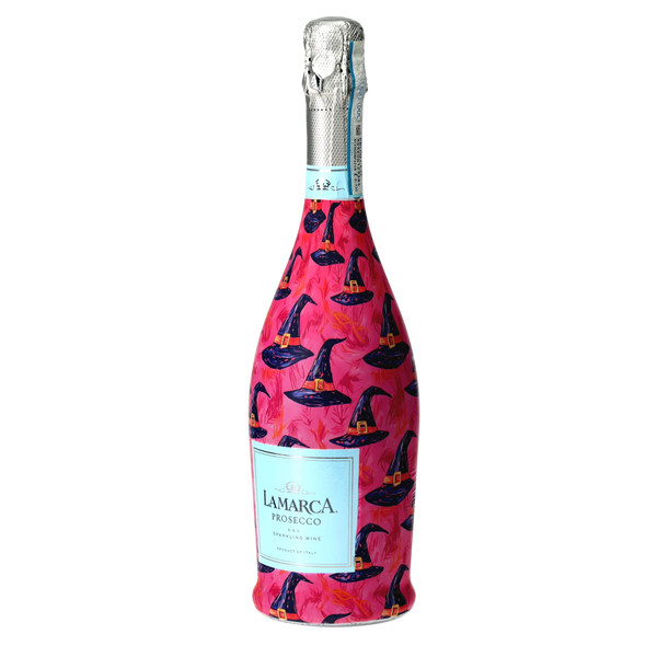 Preppy Halloween Witch Hats Prosecco Bottle Wrap