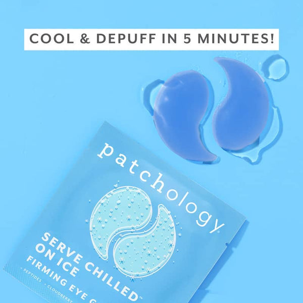 UNDER EYE Serve Chilled On Ice Cooling Depuffing Eye Mask