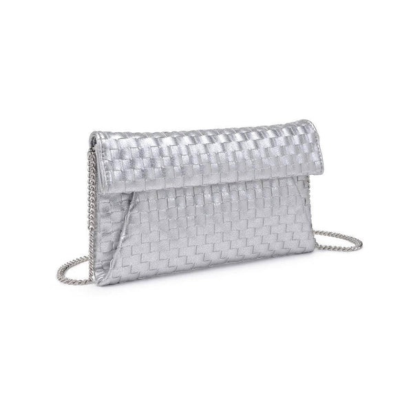 Priscilla Woven Clutch: Ivory