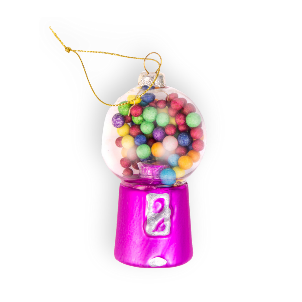 Gumball Machine, Retro Glass Nostalgic Ornament Stocking Stuffer Gift 2025