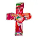 Red Everlasting Acrylic Cross- Lauren dunn