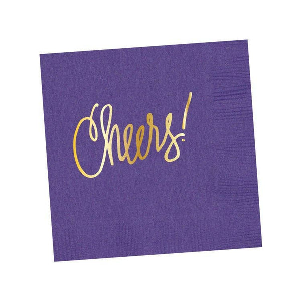 Cheers! | Napkins (18 colors): White