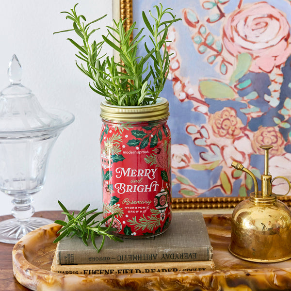 Holiday Herb Garden Jar: Merry & Bright