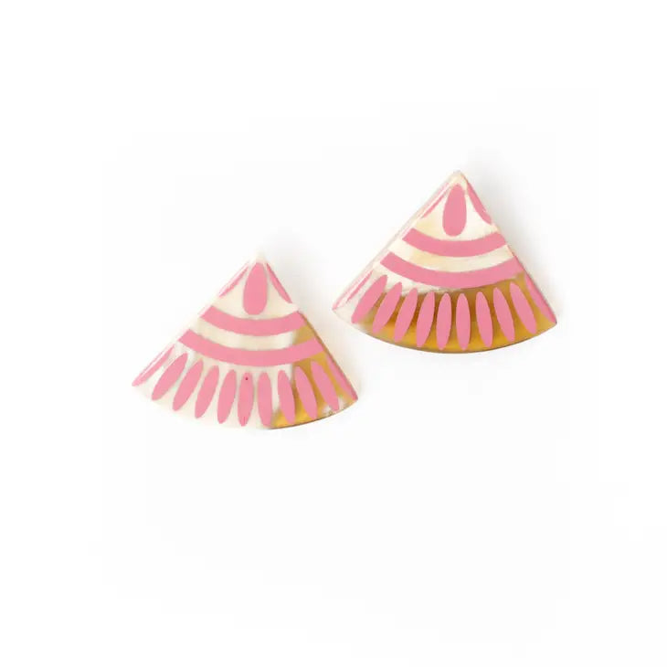 Sunshine Tienda Blush Tile Earrings