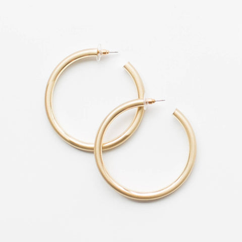 Estonia Gold Hoop Earrings