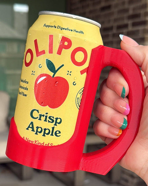 Sipzey Standard Soda Can Handle: Fairy Light Lilac