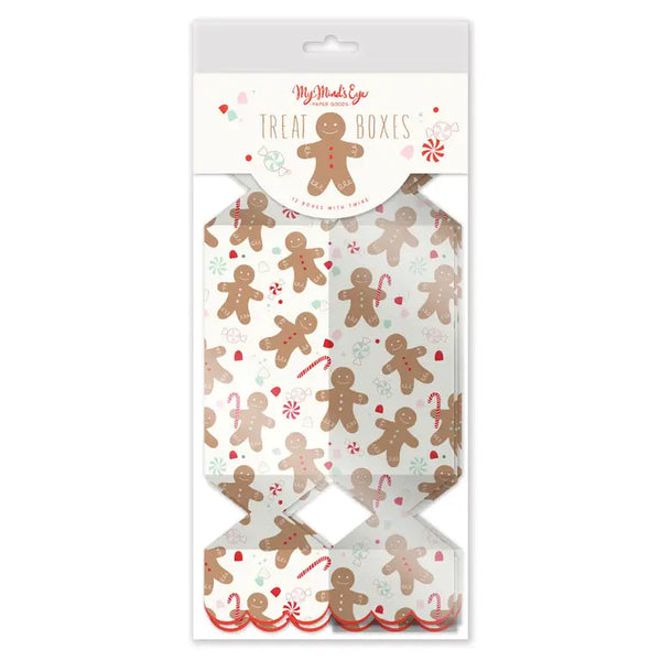 Gingerbread Men Treat Boxes