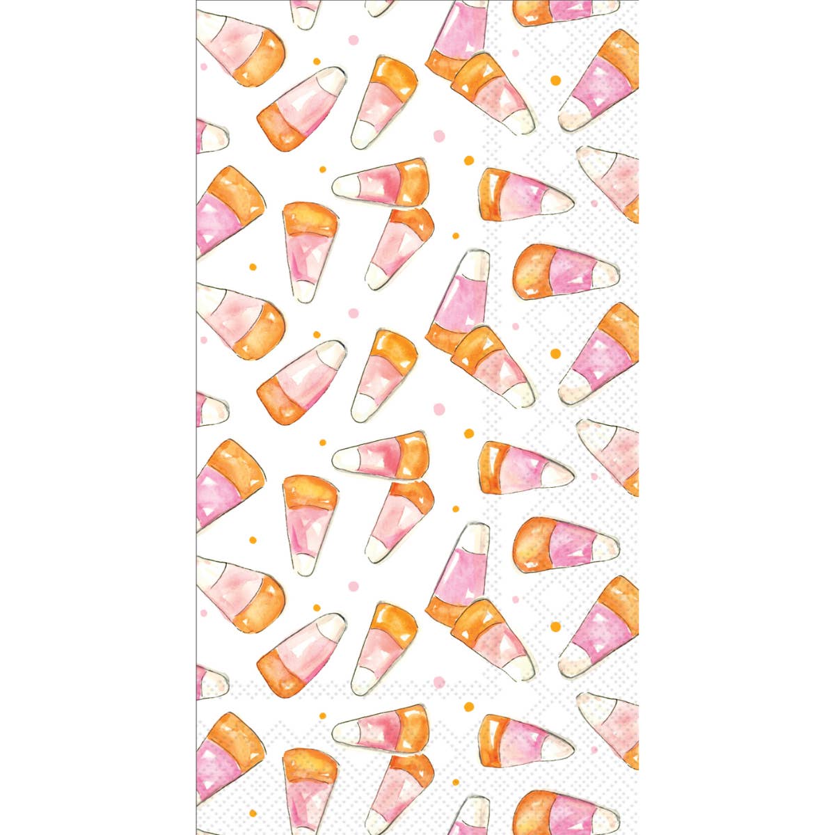 Paper Guest Towels Pack of 16 Pink Candy Corn Rosanne Beck