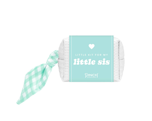 Little Sis Minimergency Kit | Sorority, Rush, Bid Week Greek: Peach Gingham