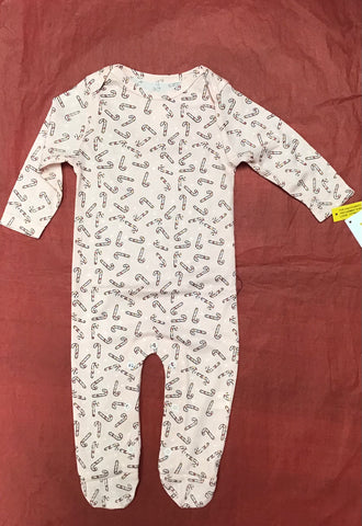 Jane Marie Pink Candy Cane Onesie
