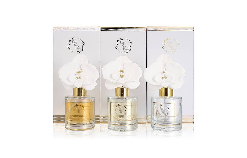 White Orchid Flower Diffuser Gift Set - Thumbnail 3