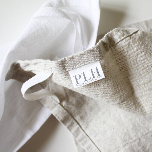 Pumpkin Type Tea Towel: White • 100% Cotton