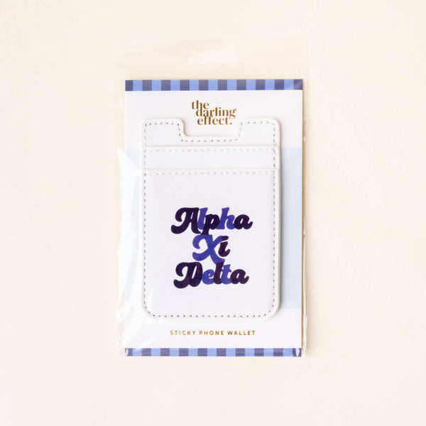 Sorority Stick-On Phone Wallet  Alpha Delta Pi