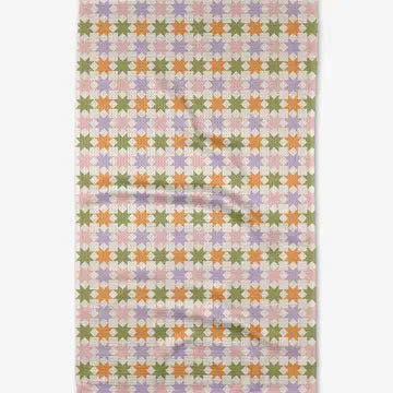 Spring Quilt Tea Towel - Geometry
