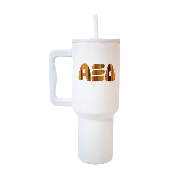 40oz 24 Karat Sorority Tumbler: DELTA GAMMA