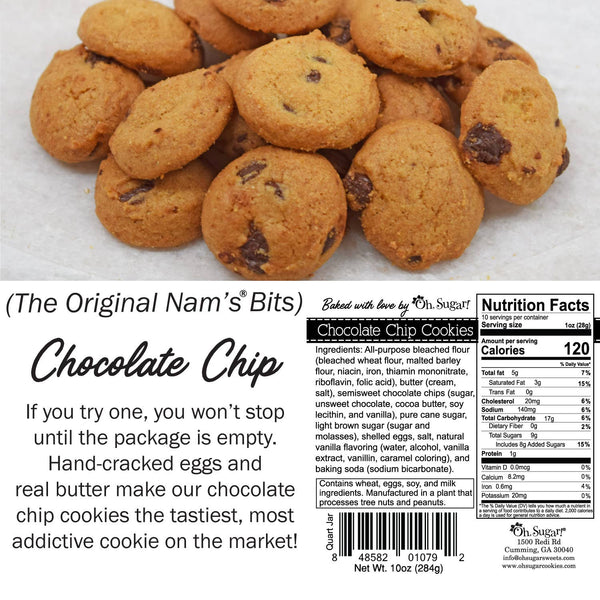 Cookie - Christmas Holiday Asst #1 - Quart Jars: Chocolate Chip