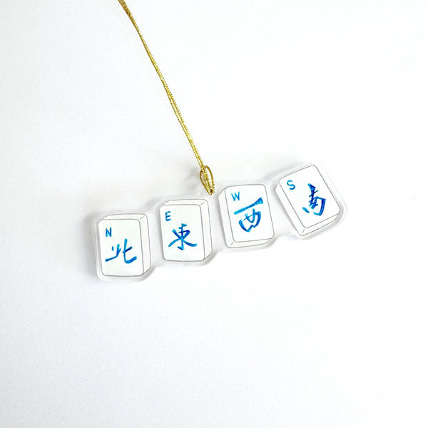 Mahjong NEWS acrylic ornament