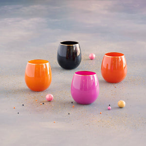 Glitterville Trick Or Sweet Sipper Glass, 3.75"