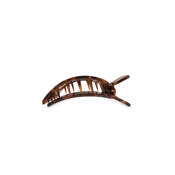 Square Flat Hair Clip | Small | Tortoise