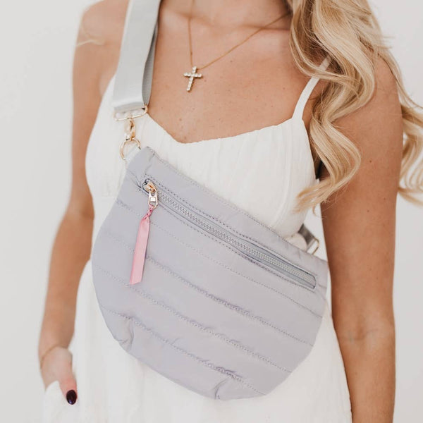 Jolie Puffer Belt Bag Pink