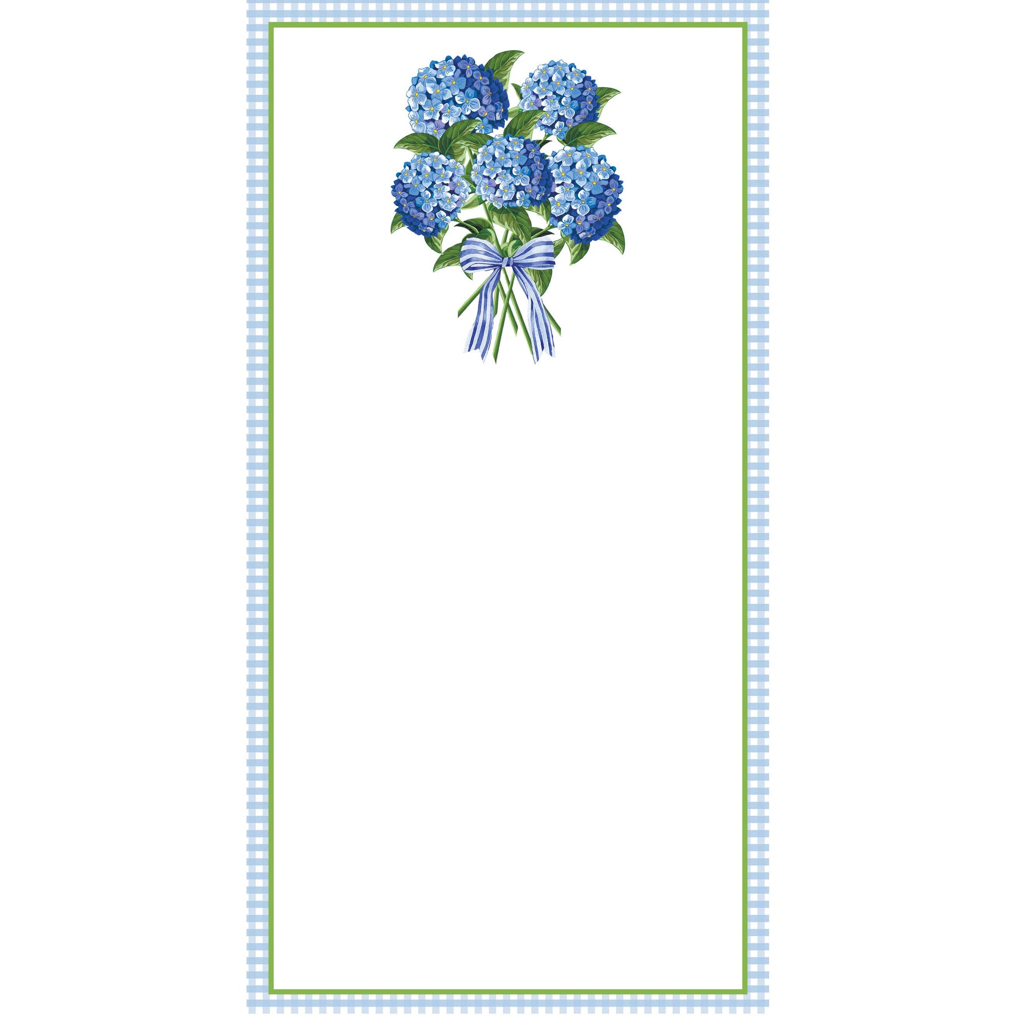 Hydrangeas Bouquet List Notepad