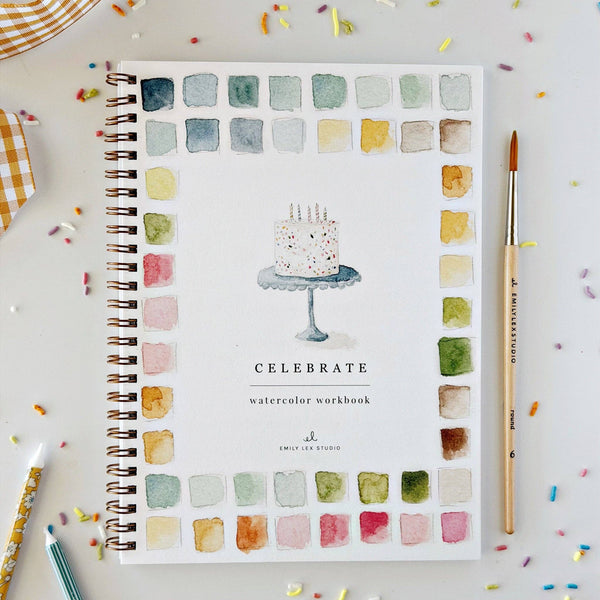 Celebrate watercolor workbook