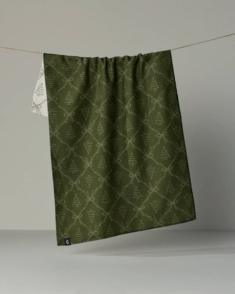 Cedar Bows Luxe Kitchen Towel - Holiday 2026