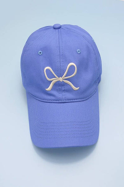 BOW RIBBON BASEBALL HAT CAP Mint