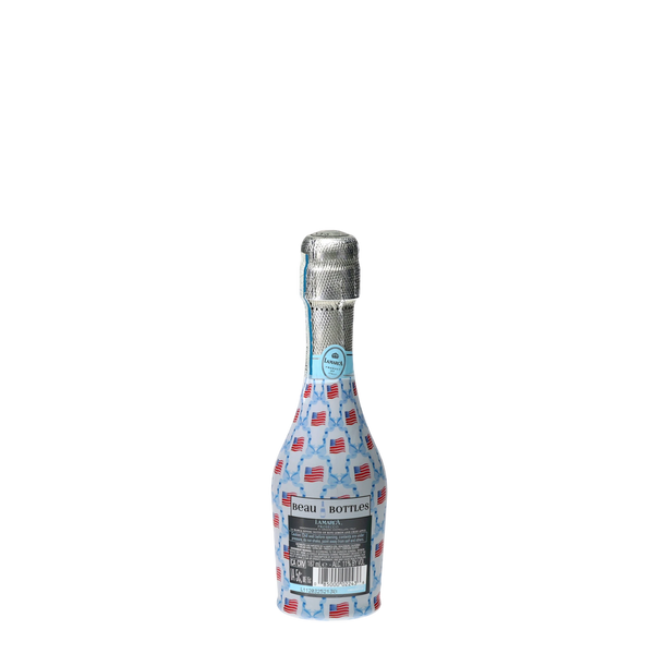 Beau Bottles Flags and Ribbons- MINI Prosecco Collection - Set of 6 (Wraps Only)