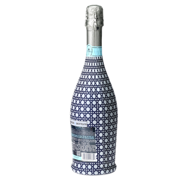 Beau Bottles Navy and White Cane - Prosecco Collection