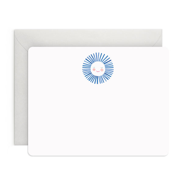 Blue Sunshine Flat Notes (Boxed set of 8 Notecards)