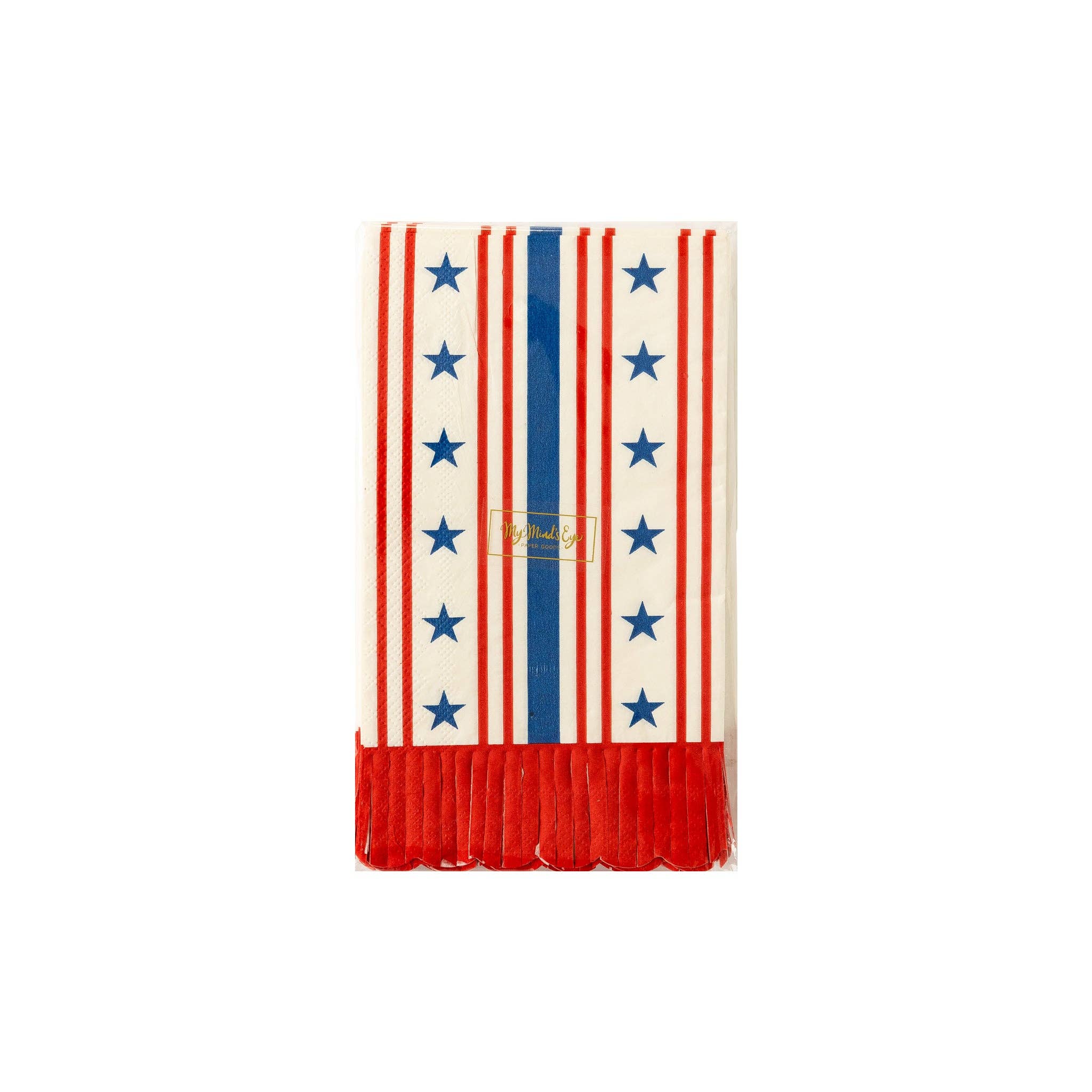 Fringe Stars and Stripes Dinner Napkin
