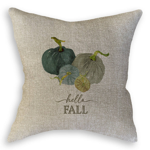 Meadow Pumpkins with Hello Fall: Dishtowel / -