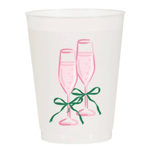 Champagne is For Celebrating Frosted Cups - Pack of 6