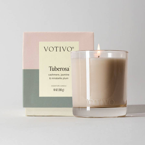 New Tuberosa Signature 10 oz Candle | Floral Spring Candle