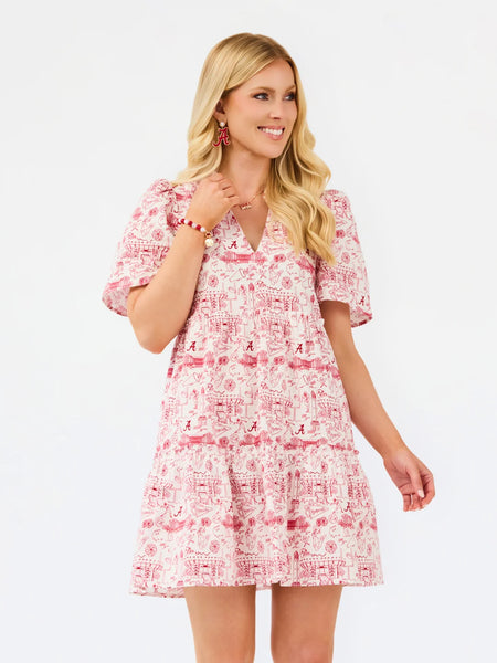 Ivy Dress in Alabama Toile