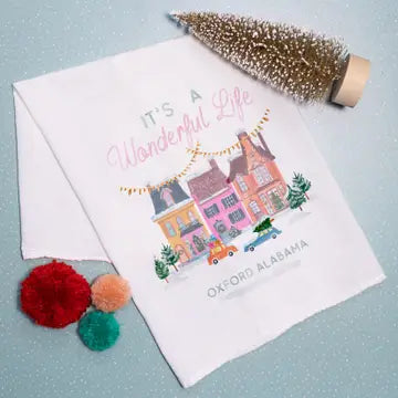 Mountain Brook Wonderful Life Tea Towel