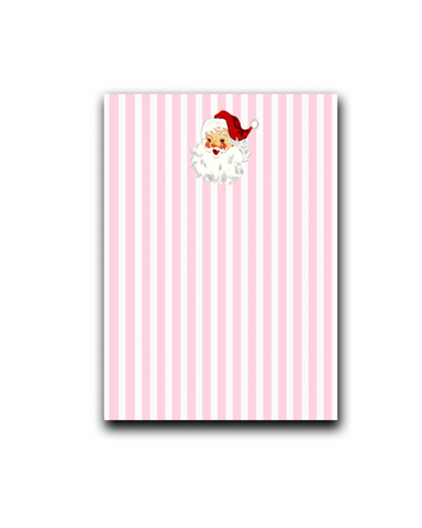 Retro Santa Notepad